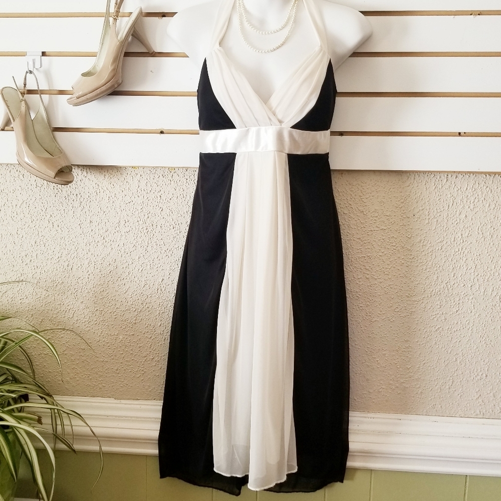 Ruby Rox cocktail high low halter dress size M
